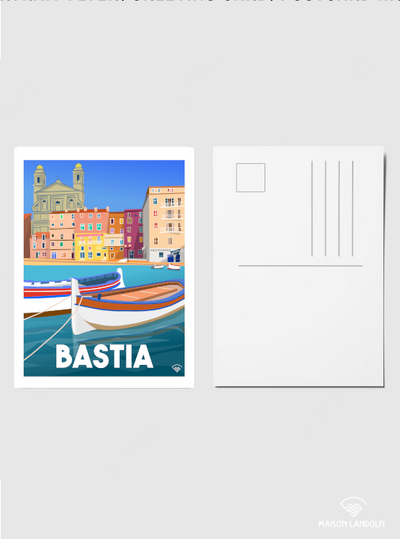 Carte postale Bastia - Port Saint Nicolas