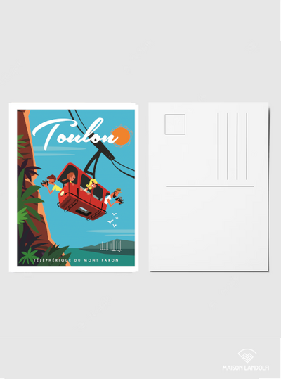 Carte Postale Toulon - Le Téléphérique par Gary Godel