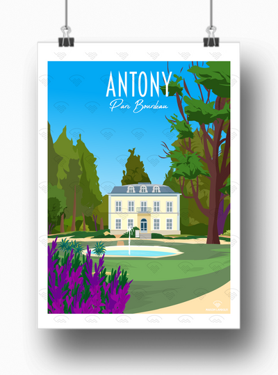 Affiche Antony - Parc Bourdeau