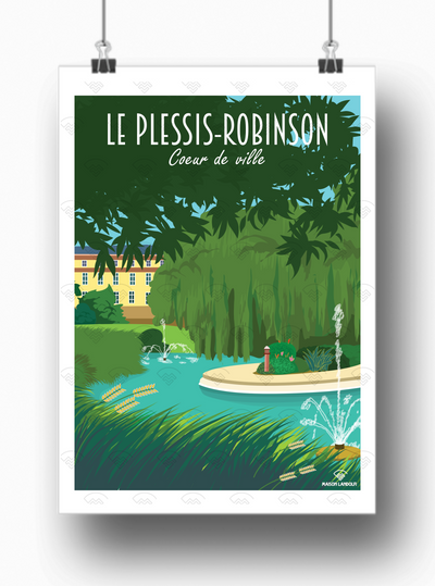 Affiche Le Plessis-Robinson - Cœur de ville
