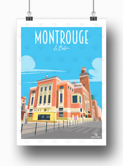 Affiche Montrouge - Le Beffroi
