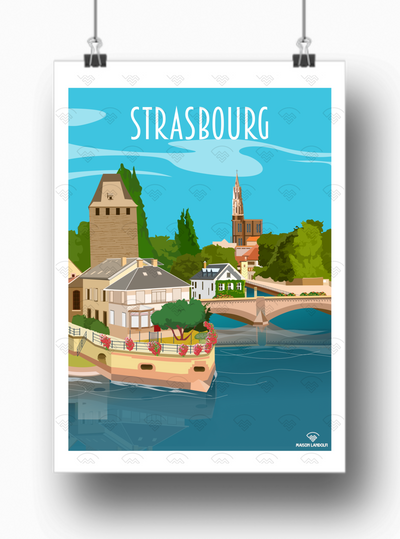 Affiche Strasbourg
