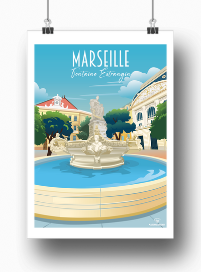 Affiche Marseille - Estrangin