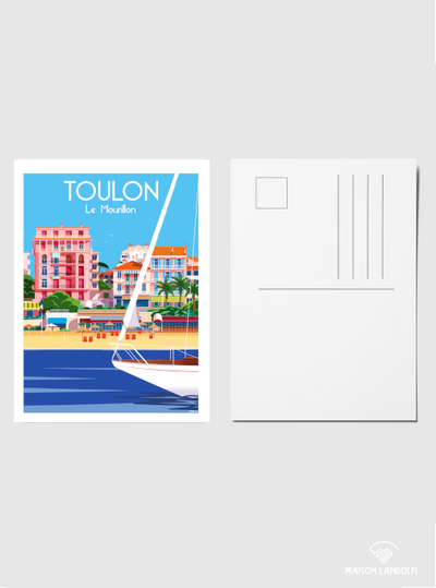 Carte postale Toulon - Mourillon de Raphael Delerue