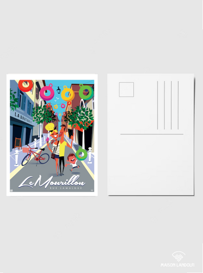 Carte Postale Toulon - Mourillon Rue Lamalgue Gris