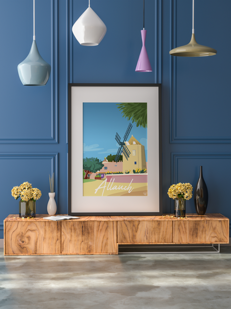 Affiche Allauch par Raphael Delerue main image 1