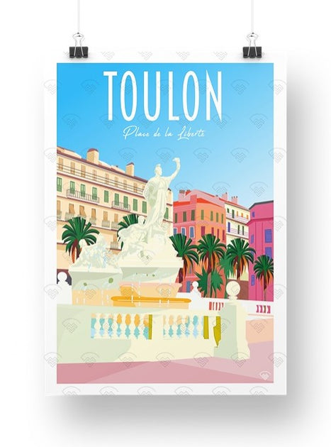 Toulon - PLACE DE LA LIBERTÉ 419 - Carte postale ancienne et vue d'Hier