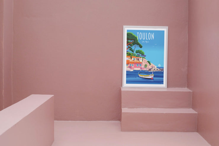 Affiche Toulon - Anse Mejean de Raphael Delerue