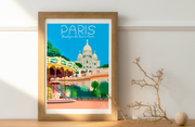 Affiche Paris - Le Sacré-cœur