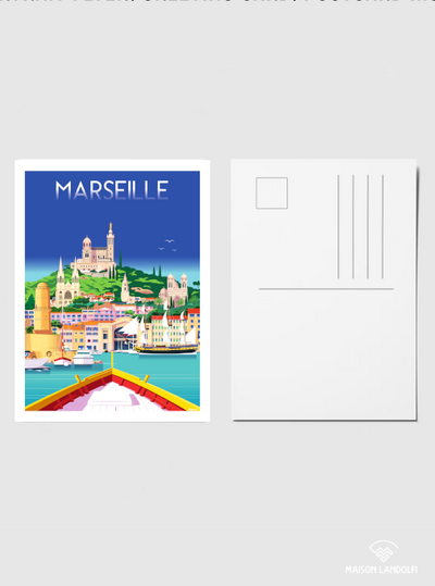 Carte postale Marseille de Raphael Delerue