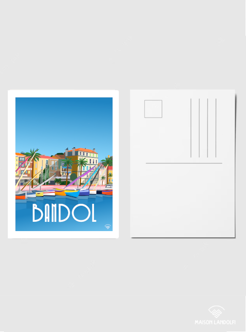 Carte postale Bandol - Port