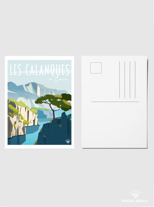 Carte postale Cassis - Les calanques