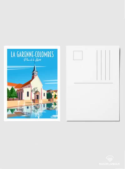 Carte postale La Garenne-Colombes- Place de la Liberté