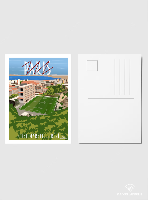 Carte postale Marseille - C'est Marseille bébé