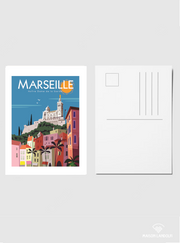 Lot 10 cartes postales Marseille