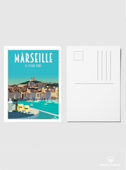 Lot 6 cartes postales Marseille