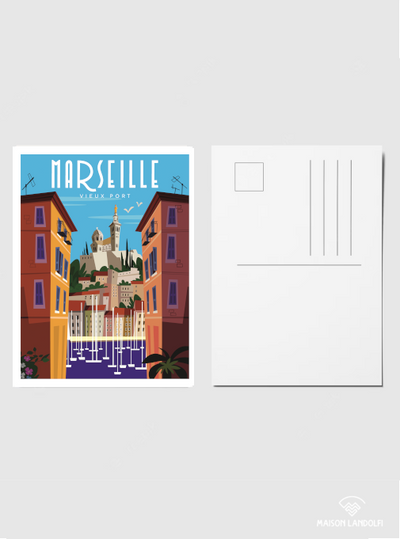 Carte Postale Marseille - Rue de la Loge par Gary Godel