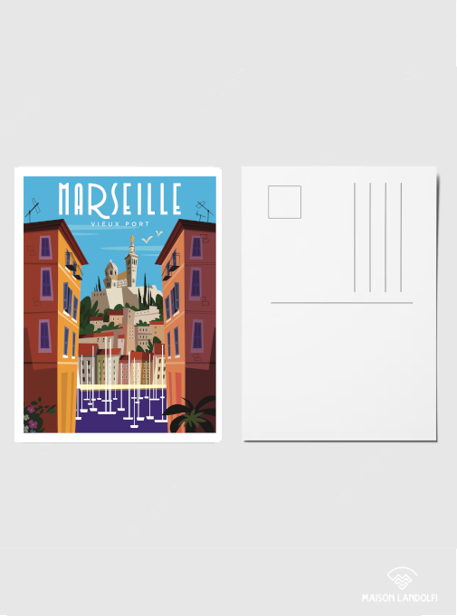 Carte Postale Marseille - Rue de la Loge par Gary Godel