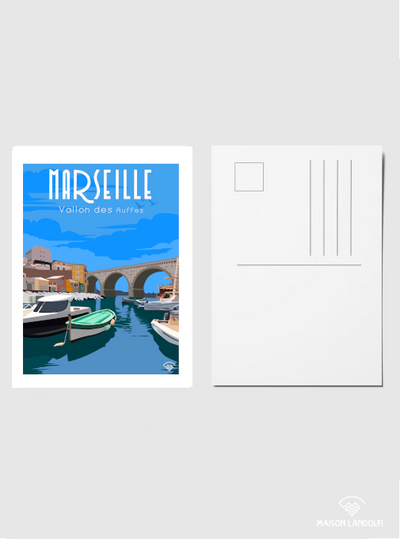 Carte Postale Marseille - Vallon des Auffes