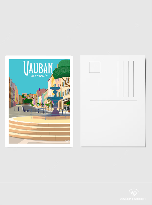 Carte postale Marseille - Vauban