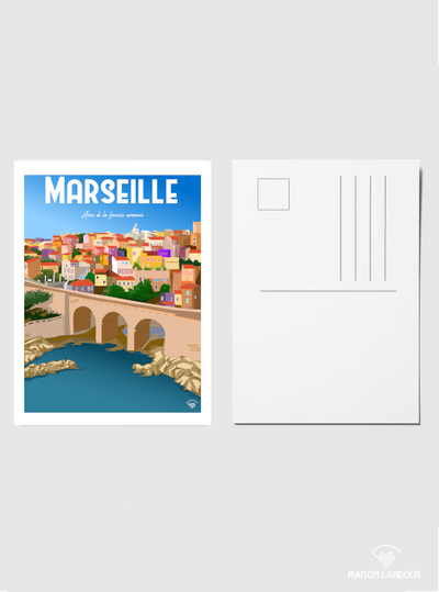 Carte postale Marseille - Anse de la fausse monnaie