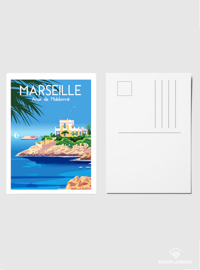Carte postale Marseille - Anse de Maldormé