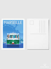 Lot 10 cartes postales Marseille