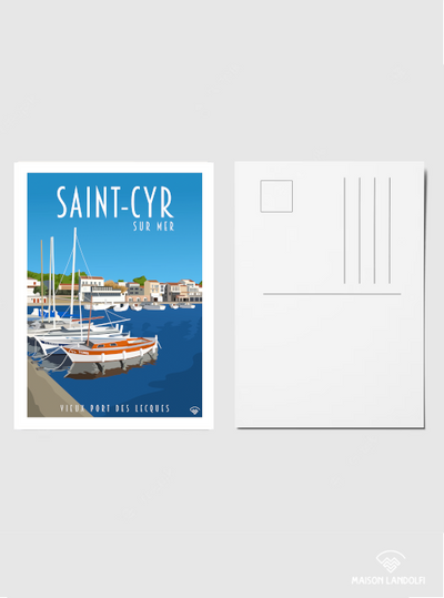 Carte postale Saint-Cyr sur Mer - Vieux port des Lecques