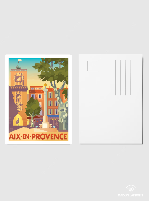 Carte postale Aix-en-Provence par C.WILL