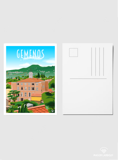 Carte postale Gemenos - Le chateau d'Albertas
