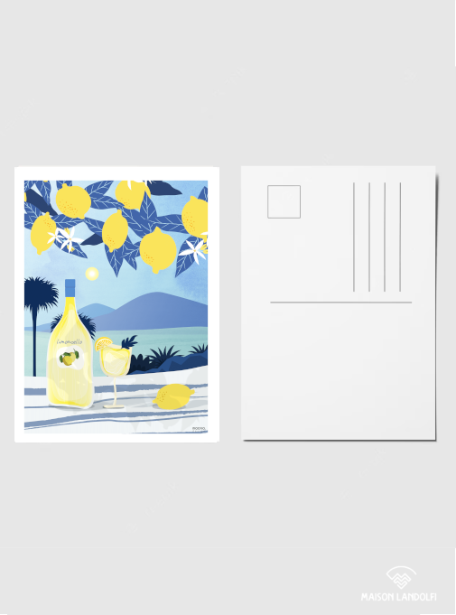 Carte postale Limoncello par Maona Design