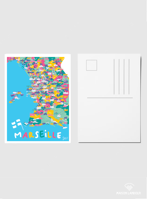 Carte postale Marseille par Sté !