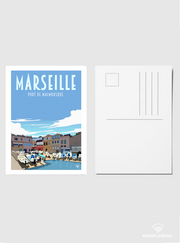 Lot 10 cartes postales Marseille