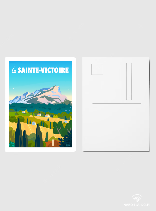 Carte postale La Sainte-Victoire par C.WILL
