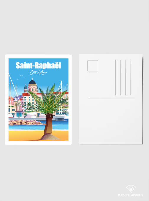 Carte postale Saint-Raphaël par Raphael Delerue
