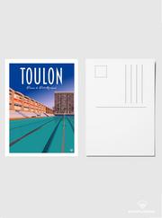 Lot 6 cartes postales Toulon