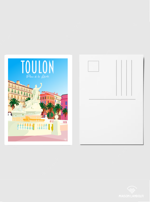Carte Postale Toulon - Place de la Liberté