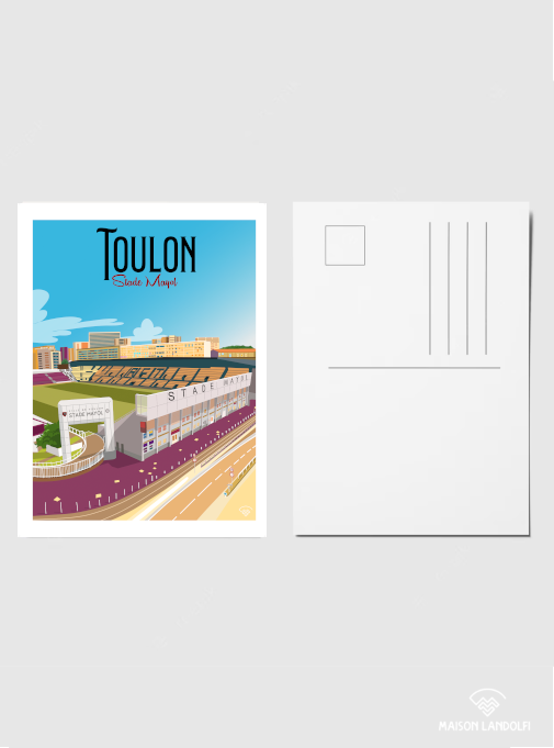 Carte Postale Toulon - Stade Mayol