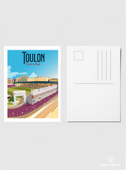 Lot 6 cartes postales Toulon