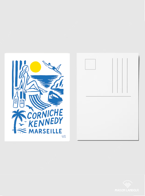 Carte postale Marseille - Corniche par My City Memory