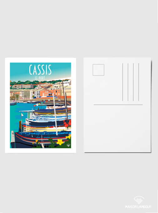 Carte postale Cassis - Le port