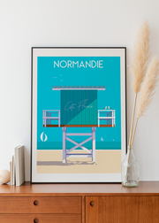 Affiche Normandie - Deauville de Raphaël Delerue