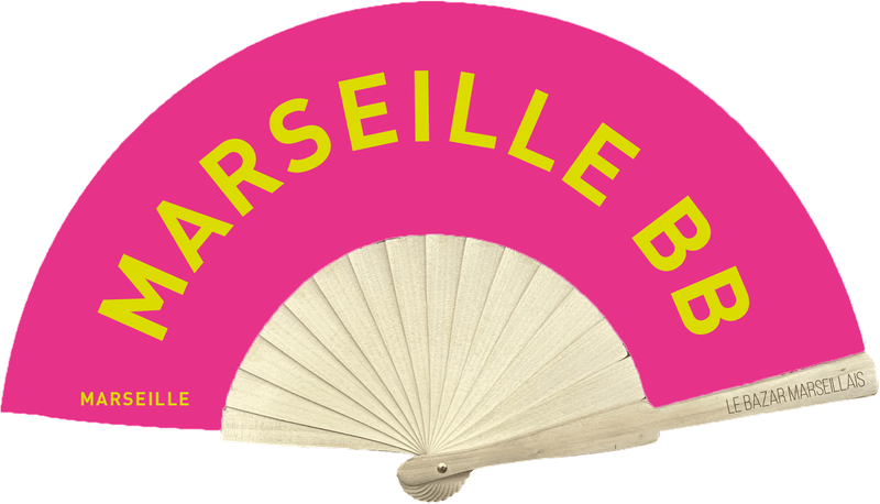 Éventail Marseille BB - Rose Jaune