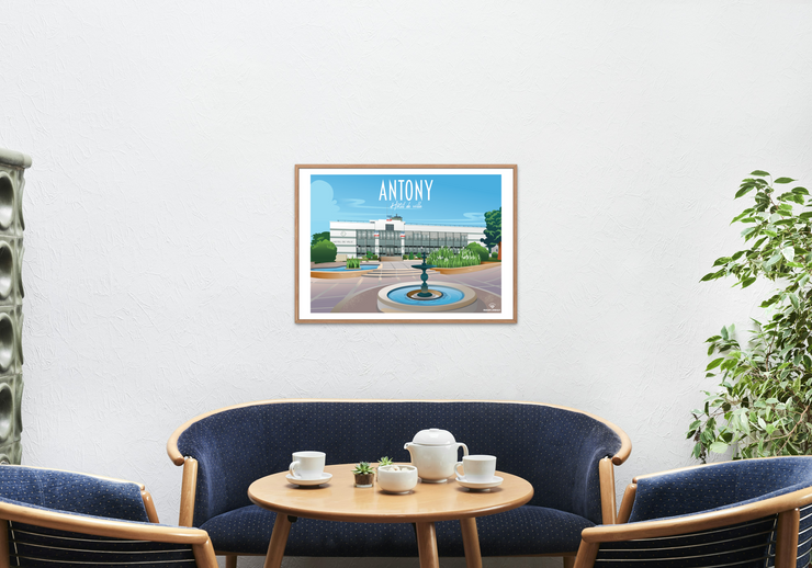 Affiche Antony - Hôtel de ville