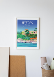 Affiche Hyères - Port-Cros par Raphael Delerue