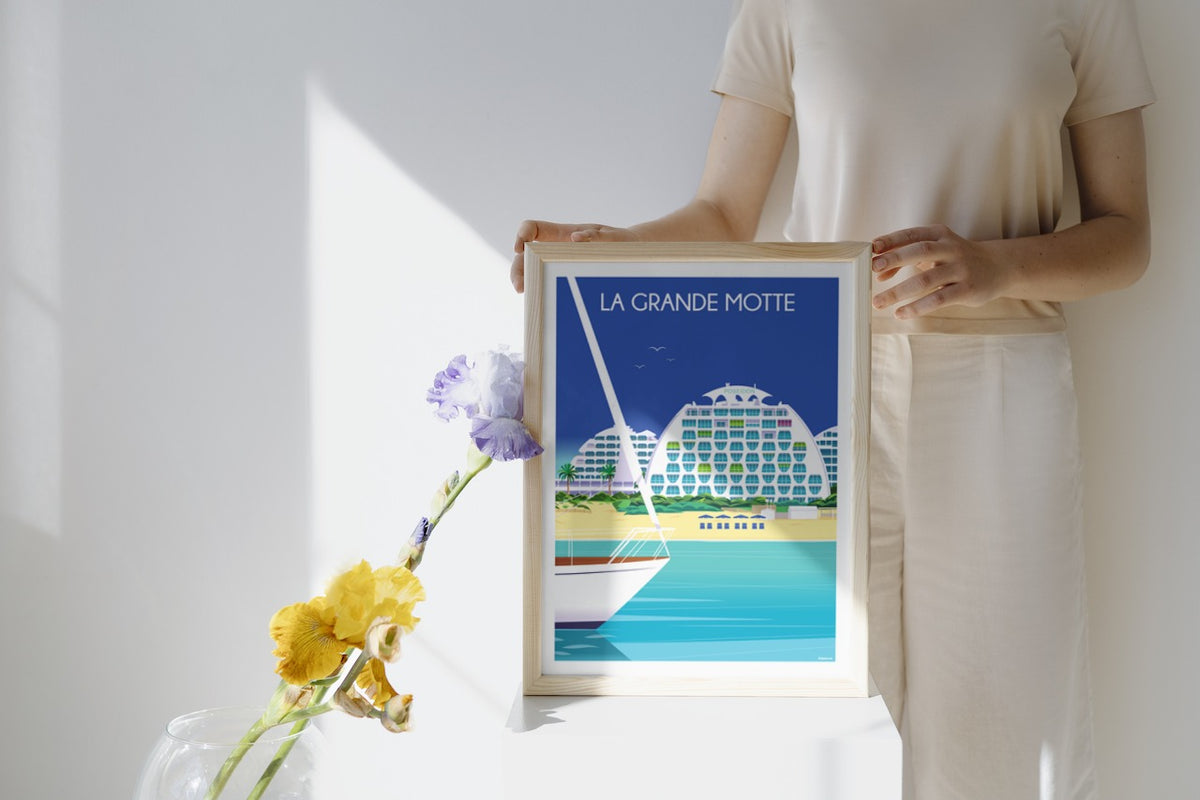 Affiche La Grande Motte de Raphael Delerue