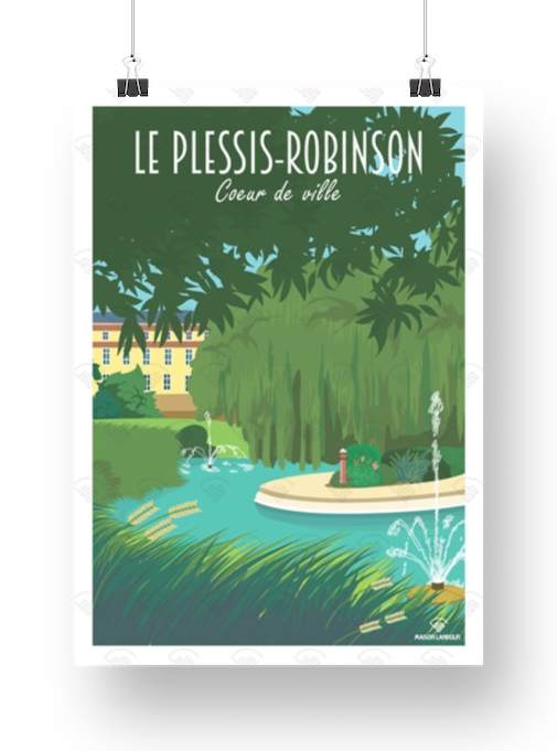 Affiche Le Plessis-Robinson - Cœur de ville
