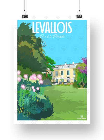 Affiche Levallois - Parc de la Planchette