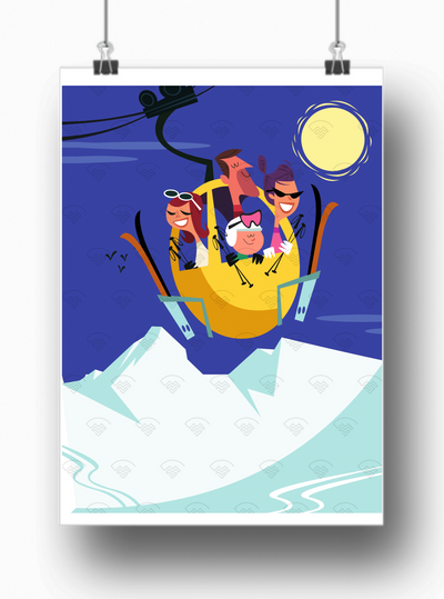 Mon affiche personnalisée - Les oeufs par Gary Godel