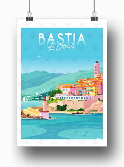 Affiche Bastia - La Citadelle de Raphael Delerue